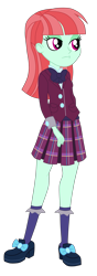 Size: 1700x4812 | Tagged: safe, artist:gmaplay, melon mint, human, equestria girls, g4, my little pony equestria girls: friendship games, background human, clothes, crystal prep academy uniform, school uniform, simple background, solo, transparent background