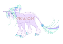 Size: 3300x2300 | Tagged: safe, artist:gigason, oc, oc:bright light, classical unicorn, pony, unicorn, cloven hooves, female, high res, horn, leonine tail, magical lesbian spawn, mare, obtrusive watermark, offspring, parent:starlight glimmer, parent:twilight sparkle, parents:twistarlight, simple background, solo, transparent background, unshorn fetlocks, watermark