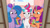 Size: 3410x1920 | Tagged: safe, screencap, izzy moonbow, sunny starscout, zipp storm, earth pony, pegasus, pony, unicorn, g5, my little pony: tell your tale, pony partay, spoiler:g5, spoiler:my little pony: tell your tale, drink, drinking, female, grin, high res, mane stripe sunny, mare, smiling, smoothie, trio, trio female, youtube link