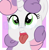 Size: 5136x5208 | Tagged: safe, artist:milkyboo898, sweetie belle, pony, unicorn, g4, female, filly, foal, implied vore, open mouth, oral invitation, solo, tongue out