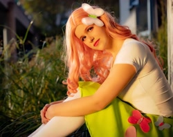 Size: 1794x1424 | Tagged: safe, artist:mauscosplay, fluttershy, human, equestria girls, g4, clothes, cosplay, costume, irl, irl human, photo, solo
