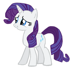 Size: 1280x1235 | Tagged: safe, artist:benpictures1, rarity, pony, unicorn, dragon quest, g4, cute, female, grin, inkscape, nervous, nervous smile, raribetes, simple background, smiling, solo, teeth, transparent background, vector