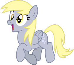 Size: 928x820 | Tagged: safe, artist:starryshineviolet, derpy hooves, pegasus, pony, g4, cute, female, mare, open mouth, prancing, simple background, smiling, solo, transparent background, vector