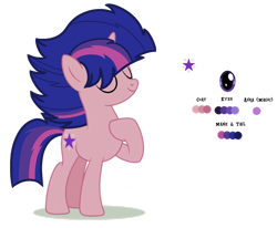 Size: 1280x1054 | Tagged: safe, artist:stack-of-cookies, oc, oc:shinelight sparkle, pony, unicorn, base used, horn, male, offspring, parent:flash sentry, parent:twilight sparkle, parents:flashlight, simple background, solo, stallion, transparent background, unicorn oc