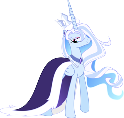 Size: 9504x8995 | Tagged: safe, artist:shootingstarsentry, oc, oc only, alicorn, pony, absurd resolution, alicorn oc, crown, female, horn, jewelry, long legs, mare, regalia, simple background, solo, tall, transparent background, wings
