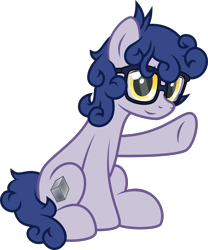 Size: 2500x3000 | Tagged: safe, artist:ponixes, oc, oc only, earth pony, pony, 2023 community collab, derpibooru community collaboration, earth pony oc, glasses, high res, male, simple background, solo, stallion, transparent background, waving