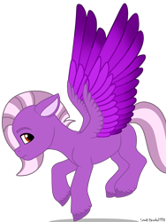 Size: 3040x4048 | Tagged: safe, artist:dancingkinfiend, artist:small-brooke1998, oc, oc only, oc:glass chip, pegasus, pony, base used, foal, leaping, pegasus oc, simple background, solo, spread wings, transparent background, unshorn fetlocks, wings