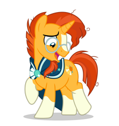 Size: 5352x5634 | Tagged: safe, artist:gypsykumquat, sunburst, pony, unicorn, g4, my little pony: friendship is magic, the parent map, .svg available, absurd resolution, cloak, clothes, glasses, inkscape, male, robe, simple background, solo, stallion, sunburst's glasses, transparent background, vector