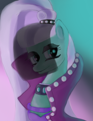 Size: 4000x5192 | Tagged: safe, artist:gentleshy, coloratura, earth pony, pony, g4, absurd resolution, bust, countess coloratura, solo