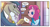 Size: 759x414 | Tagged: safe, artist:jenna ayoub, idw, discord, pinkie pie, draconequus, earth pony, pony, g4, my little pony classics reimagined: little fillies, spoiler:comic, breaking the fourth wall, comic, discord being discord, fourth wall, glasses, letter, little women, mail, mailman, mailpony, pinkie being pinkie