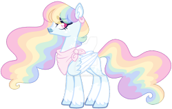 Size: 1280x810 | Tagged: safe, artist:twilightpriincess, oc, oc:evangeline, pegasus, pony, coat markings, deviantart watermark, female, magical lesbian spawn, mare, obtrusive watermark, offspring, parent:princess luna, parent:rainbow dash, parents:lunadash, shawl, simple background, slender, socks (coat markings), solo, thin, transparent background, unshorn fetlocks, watermark