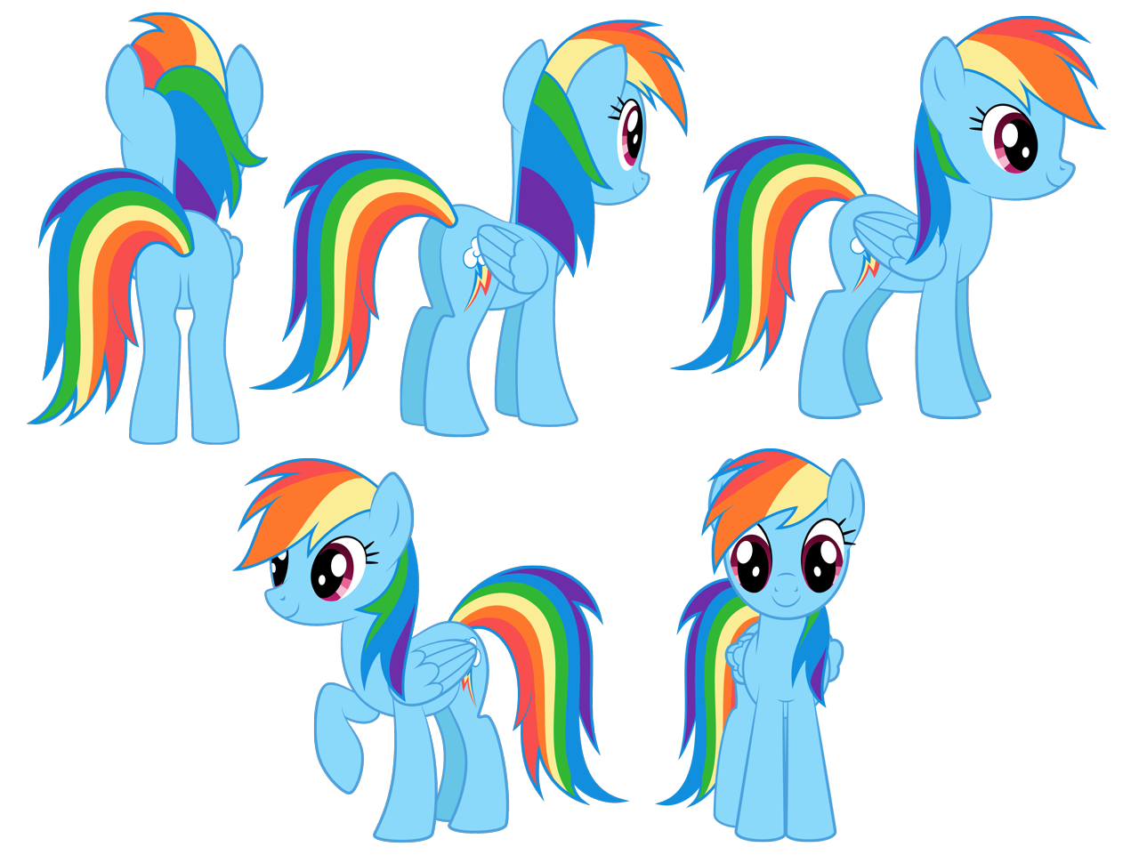 3024632 Safe Artistculu Bluebeaver Rainbow Dash Pegasus Pony