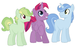 Size: 1600x1000 | Tagged: safe, artist:monochrome-sunsets, oc, oc only, alicorn, earth pony, pony, unicorn, g4, alicorn oc, earth pony oc, horn, male, simple background, stallion, transparent background, unicorn oc, wings