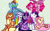 Size: 830x516 | Tagged: safe, artist:scaredkoi, applejack, fluttershy, pinkie pie, rainbow dash, rarity, twilight sparkle, alicorn, pony, g4, alicorn six, alicornified, applecorn, book, everyone is an alicorn, eyes closed, floppy ears, fluttercorn, flying, glowing, glowing horn, horn, magic, magic aura, mane six, mane six alicorns, pinkiecorn, race swap, rainbowcorn, raricorn, telekinesis, twilight sparkle (alicorn), xk-class end-of-the-world scenario