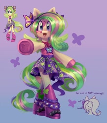 Size: 1382x1585 | Tagged: safe, artist:lemoocado, fluttershy, pony, semi-anthro, g4, arm hooves, clothes, solo