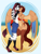 Size: 2550x3353 | Tagged: safe, artist:askbubblelee, oc, oc only, oc:citrus sunrise, oc:hodari zuberi, pegasus, zebra, anthro, unguligrade anthro, abs, anthro oc, beach, belly button, bikini, breasts, clothes, colored wings, commission, date, digital art, eyes closed, female, high res, kiss on the lips, kissing, male, milf, multicolored wings, pegasus oc, raised leg, sideboob, smiling, standing, straight, swimming trunks, swimsuit, tail, tail feathers, wings, zebra oc