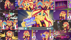 Size: 1280x721 | Tagged: safe, editor:quoterific, sunset shimmer, human, equestria girls, g4, how to backstage, spoiler:eqg series (season 2)