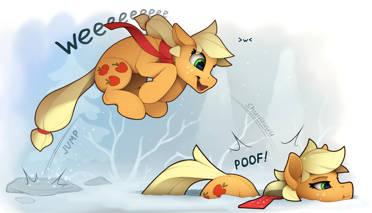 #3025165 - safe, artist:yakovlev-vad, applejack, earth pony, pony, g4 ...