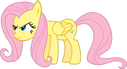 Size: 4473x2457 | Tagged: safe, artist:linkitch, fluttershy, pegasus, pony, g4, .ai available, annoyed, female, frown, mare, simple background, solo, transparent background, vector