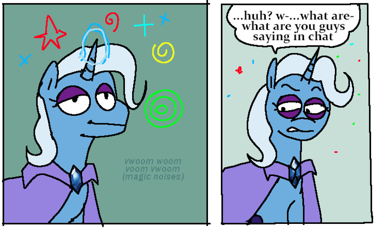 Safe Artist Punkittdev Trixie Text Derpibooru