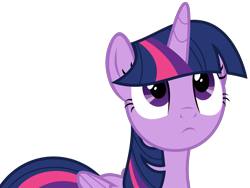 Size: 2991x2250 | Tagged: safe, artist:sketchmcreations, twilight sparkle, alicorn, pony, g4, my little pony: friendship is magic, uprooted, female, frown, high res, looking up, mare, simple background, solo, transparent background, twilight sparkle (alicorn), vector