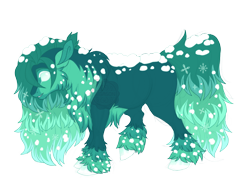 Size: 3400x2600 | Tagged: safe, artist:gigason, oc, oc:silver fir, earth pony, pony, earth pony oc, glowing, glowing eyes, high res, male, simple background, snow, solo, stallion, transparent background