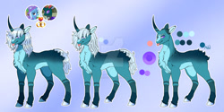 Size: 1280x640 | Tagged: safe, artist:malinraf1615, pharynx, trixie, oc, oc:illusionism, changedling, changeling, changepony, hybrid, g4, hybrid oc, interspecies offspring, offspring, parent:pharynx, parent:trixie, parents:phartrix, prince pharynx