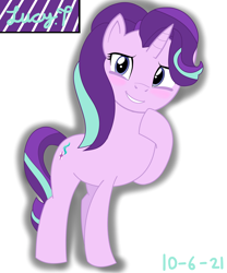 Size: 2500x3000 | Tagged: safe, artist:lucytwostickz, starlight glimmer, pony, unicorn, g4, female, high res, simple background, solo, white background