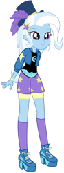 Size: 1280x3439 | Tagged: safe, artist:ajosterio, trixie, human, equestria girls, g4, clothes, clothes swap, female, high heels, shoes, simple background, solo, transparent background