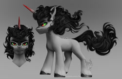 Size: 1280x828 | Tagged: safe, artist:copshop, king sombra, pony, unicorn, g4, g5, g4 to g5, generation leap, slender, solo, thin