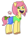 Size: 1875x2372 | Tagged: safe, artist:flutteryaylove, posey bloom, earth pony, pony, a day in the life, g5, my little pony: tell your tale, spoiler:g5, spoiler:my little pony: tell your tale, spoiler:tyts01e41, alternate hairstyle, drawing, female, looking at you, mare, simple background, smiling, solo, transparent background