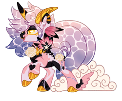 Size: 1200x1000 | Tagged: safe, artist:crystal-tranquility, oc, oc:buzzsaw, original species, pond pony, closed species, female, mare, simple background, solo, transparent background