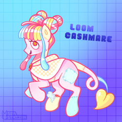 Size: 3000x3000 | Tagged: safe, artist:seasemissary, oc, oc:loom cashmare, doll pony, original species, pony, doll, female, high res, mare, solo