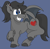 Size: 1668x1629 | Tagged: artist needed, source needed, safe, oc, oc only, oc:sonia star song, bat pony, pony, bat pony oc, bat wings, blue eyes, ear fluff, female, happy, mare, ponytail, slender, smiling, solo, standing on two hooves, thin, unshorn fetlocks, wings