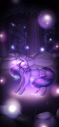 Size: 1125x2426 | Tagged: safe, artist:emilychristman, twilight sparkle, alicorn, pony, g4, glowing, glowing eyes, solo, twilight sparkle (alicorn)