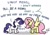 Size: 4093x2894 | Tagged: safe, artist:julunis14, fluttershy, rarity, pegasus, pony, unicorn, series:my little honses, g4, green isn't your color, my little pony: friendship is magic, ..., :v, dialogue, digital art, duo, duo female, female, high res, hypocritical humor, mare, misspelling, parody, raribitch, scene interpretation, signature, silly, speech, talking, what the hay?