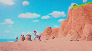 #3027769 - safe, screencap, seashell (g5), zipp storm, crab, earth pony ...
