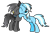 Size: 1200x811 | Tagged: safe, artist:darktailsko, oc, oc only, oc:silver shadow, oc:speedy, bat pony, pony, unicorn, 2023 community collab, derpibooru community collaboration, duo, hug, one eye closed, simple background, transparent background