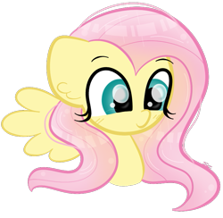 Size: 825x804 | Tagged: safe, artist:sugarcloud12, fluttershy, pegasus, pony, g4, bust, simple background, solo, transparent background