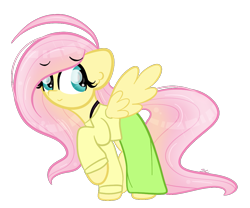 Size: 1085x902 | Tagged: safe, artist:sugarcloud12, fluttershy, pegasus, pony, g4, clothes, shirt, simple background, skirt, solo, transparent background