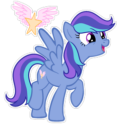 Size: 1100x1100 | Tagged: safe, artist:s0ftserve, oc, oc only, pegasus, pony, female, magical lesbian spawn, mare, offspring, parent:rainbow dash, parent:twilight sparkle, parents:twidash, simple background, solo, transparent background