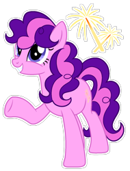 Size: 1100x1447 | Tagged: safe, artist:s0ftserve, oc, oc only, earth pony, pony, female, magical lesbian spawn, mare, offspring, parent:pinkie pie, parent:twilight sparkle, parents:twinkie, simple background, solo, transparent background