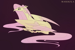 Size: 2048x1374 | Tagged: safe, artist:marbola, fluttershy, pegasus, pony, g4, solo