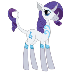 Size: 1200x1200 | Tagged: safe, artist:prixy05, rarity, abada, g4, abadafied, concave belly, simple background, slender, solo, species swap, thin, transparent background, vector