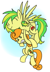 Size: 1054x1508 | Tagged: safe, artist:cuttycommando, carrot top, golden harvest, oc, oc:wooden toaster, pegasus, pony, g4