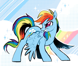 Size: 1473x1241 | Tagged: safe, artist:saddleup4love, rainbow dash, pegasus, pony, g4, female, grin, mare, smiling, solo, wings