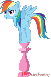 Size: 2013x3039 | Tagged: safe, artist:frownfactory, rainbow dash, pegasus, pony, applebuck season, g4, my little pony: friendship is magic, annoyed, behaving like a bird, female, high res, mare, rainbird dash, simple background, solo, spread wings, transparent background, vector, wings