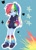 Size: 597x831 | Tagged: safe, artist:rainn__1026, rainbow dash, human, equestria girls, g4, clothes, devil horns, devil tail, horns, shoes, shorts, sweater, tail