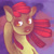 Size: 800x800 | Tagged: safe, artist:mishdeshpair, apple bloom, earth pony, pony, g4, bust, female, filly, foal, solo