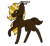 Size: 1542x1423 | Tagged: safe, artist:bluebellrosethepony, oc, oc only, oc:veronica black, deer, deer pony, hybrid, original species, pony, antlers, choker, offspring, parent:oc:bada nevada, parent:oc:vermont black, parents:oc x oc, simple background, smiling, solo, spiked choker, standing, white background